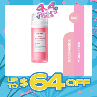 SKINTIFIC - MSH Niacinamide Brightening Moisture Gel (For Evens Skin Tone & Fades Dark Spots) 80ml