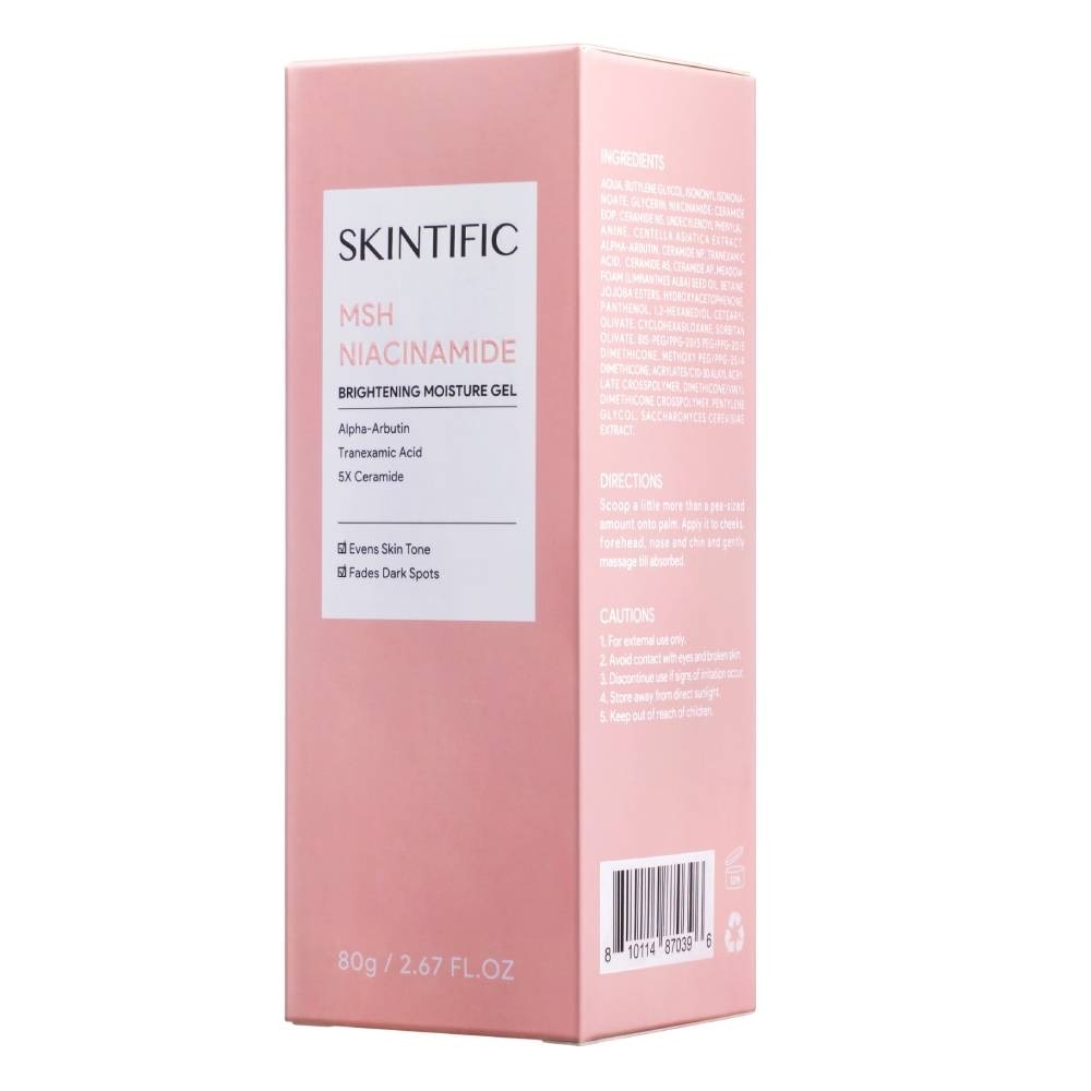 MSH Niacinamide Brightening Moisture Gel (For Evens Skin Tone & Fades Dark Spots) 80ml