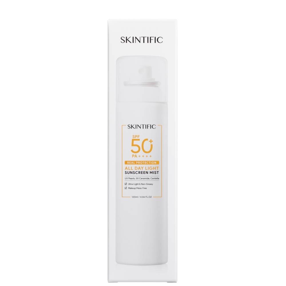 All Day Light Sunscreen Mist SPF 50+ PA++++ (Ultra-Light, Non-Greasy & Makeup Mess-Free) 120ml