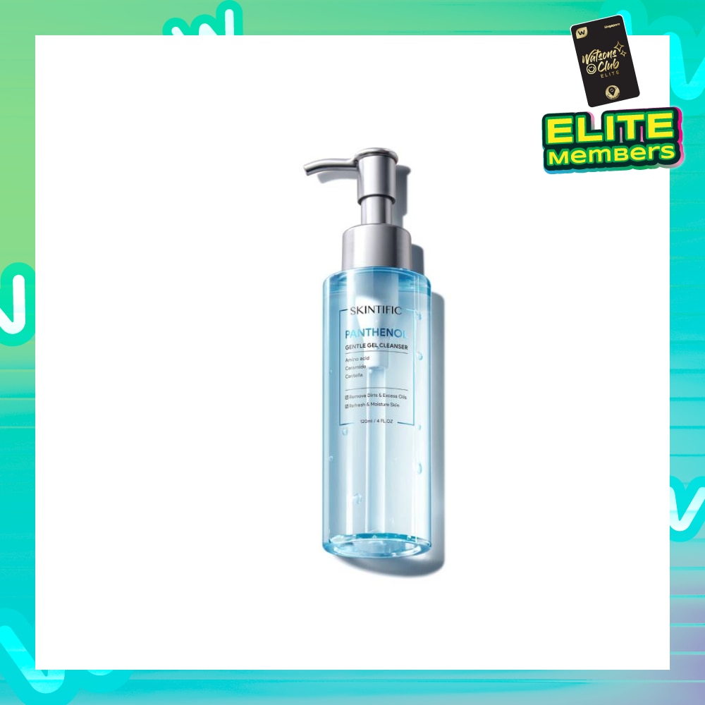 Panthenol Gentle Gel Cleanser (To Removes Dirts & Excess Oils & Refresh & Moisture Skin) 120ml