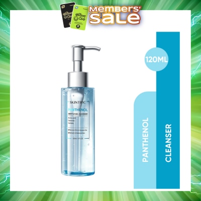 SKINTIFIC - Panthenol Gentle Gel Cleanser (To Removes Dirts & Excess Oils & Refresh & Moisture Skin) 120ml