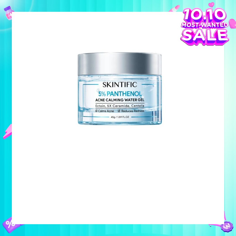 5% Panthenol Acne Calming Water Gel (To Calms Acne & Reduce Redness) 45g (Expiry: Jul`2026)