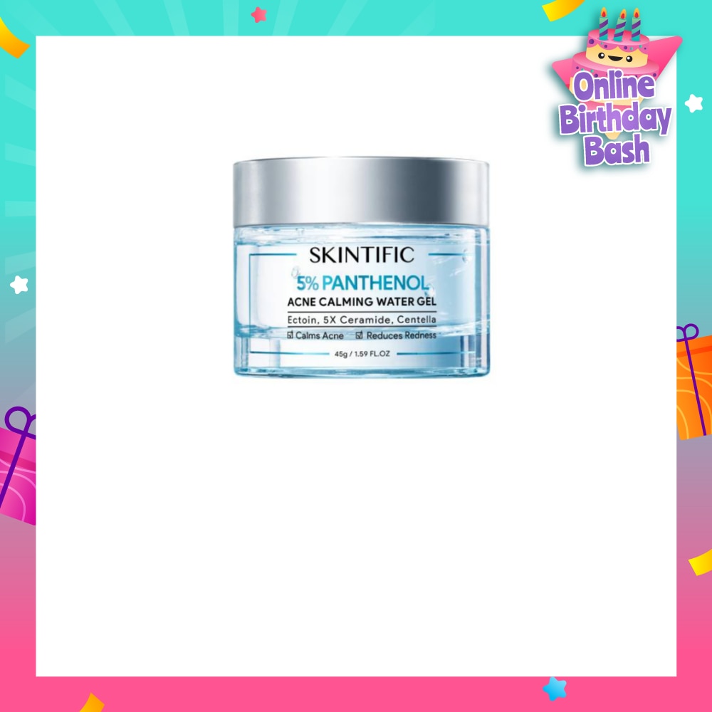 5% Panthenol Acne Calming Water Gel (To Calms Acne & Reduce Redness) 45g