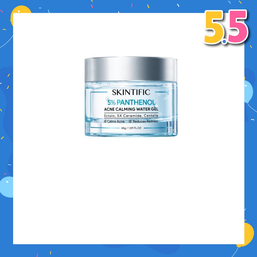 5% Panthenol Acne Calming Water Gel (To Calms Acne & Reduce Redness) 45g