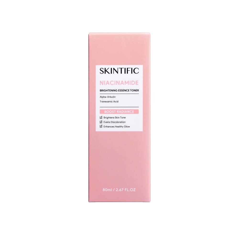 Niacinamide Brightening Essence Toner (To Brightens Skin Tone, Evens Discoloration & Enhances Healthy Glow) 80ml