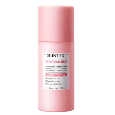 SKINTIFIC Niacinamide Brightening Essence Toner (To Brightens Skin Tone, Evens Discoloration & Enhances Healthy Glow) 80ml