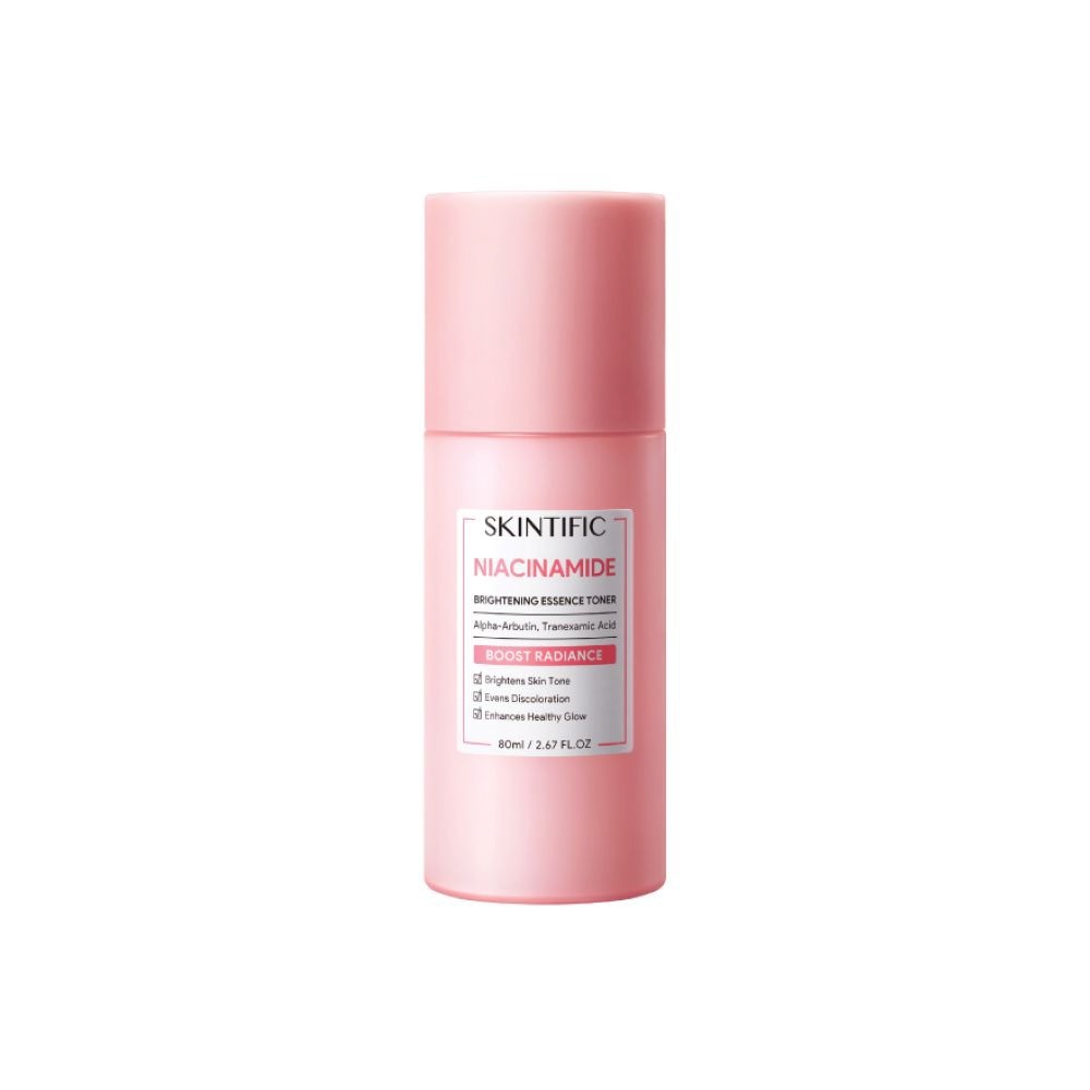 Niacinamide Brightening Essence Toner (To Brightens Skin Tone, Evens Discoloration & Enhances Healthy Glow) 80ml