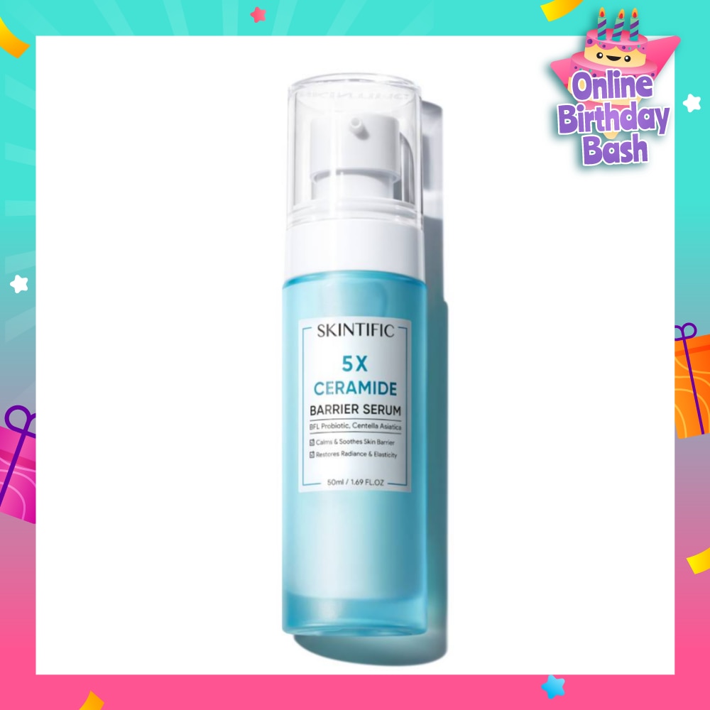 5X Ceramide Barrier Repair Serum (To Calmsm Soothes Skin Barrier, Restores Radiance & Elasticity) 50ml
