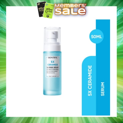 SKINTIFIC - 5X Ceramide Barrier Repair Serum (To Calmsm Soothes Skin Barrier, Restores Radiance & Elasticity) 50ml&nbsp;(Expiry: Aug`2026)