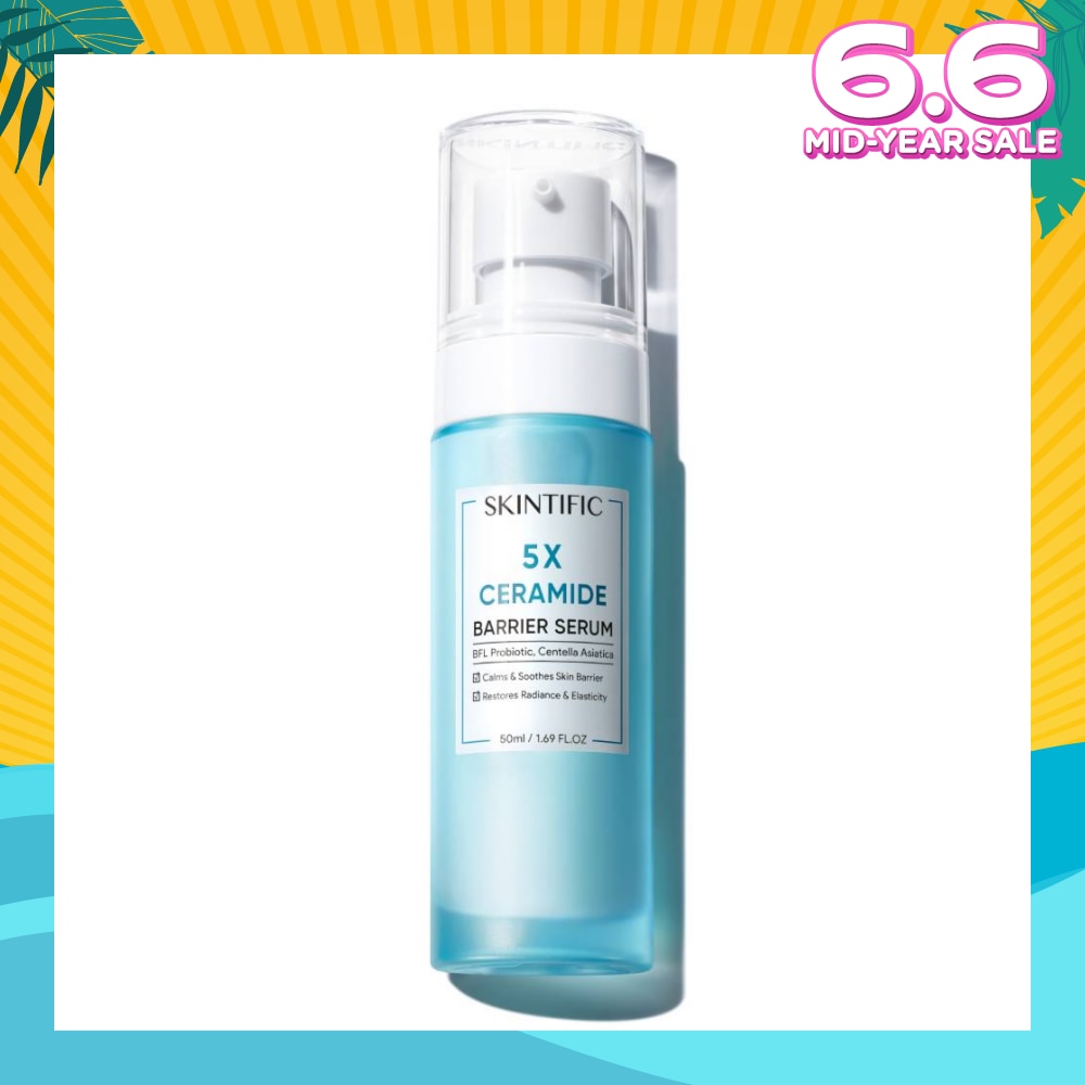 5X Ceramide Barrier Repair Serum (To Calmsm Soothes Skin Barrier, Restores Radiance & Elasticity) 50ml