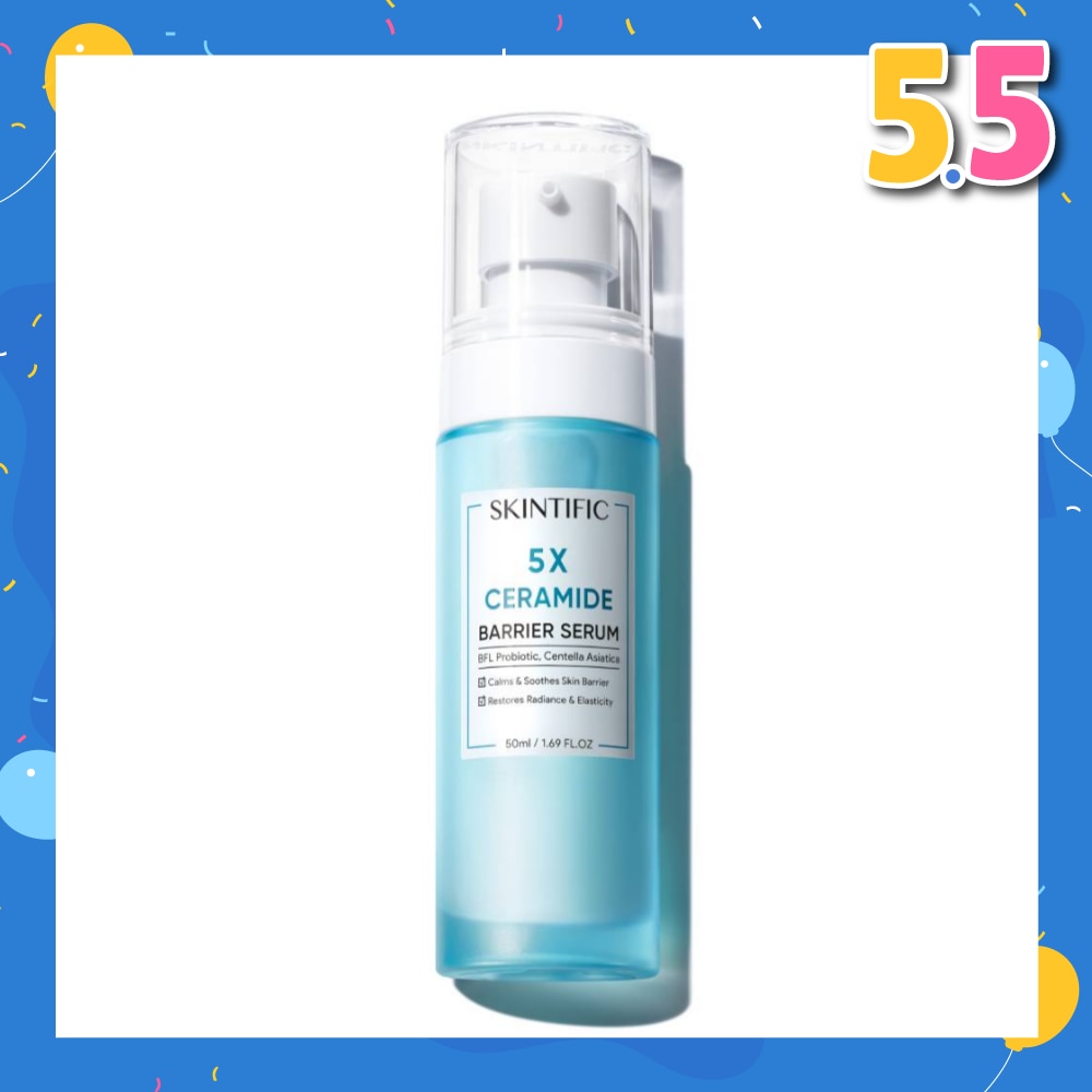 5X Ceramide Barrier Repair Serum (To Calmsm Soothes Skin Barrier, Restores Radiance & Elasticity) 50ml