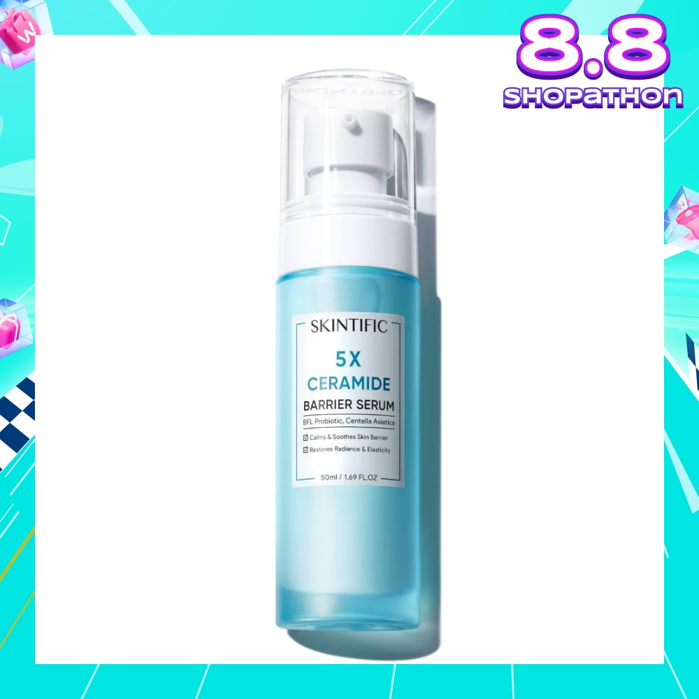 5X Ceramide Barrier Repair Serum (To Calmsm Soothes Skin Barrier, Restores Radiance & Elasticity) 50ml