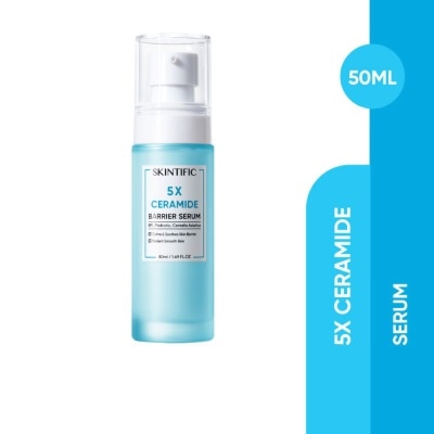 SKINTIFIC 5X Ceramide Barrier Repair Serum (To Calmsm Soothes Skin Barrier, Restores Radiance & Elasticity) 50ml&nbsp;(Expiry: Aug`2026)