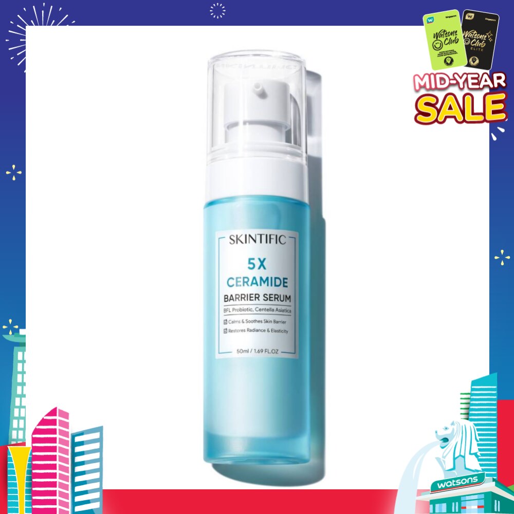 5X Ceramide Barrier Repair Serum (To Calmsm Soothes Skin Barrier, Restores Radiance & Elasticity) 50ml
