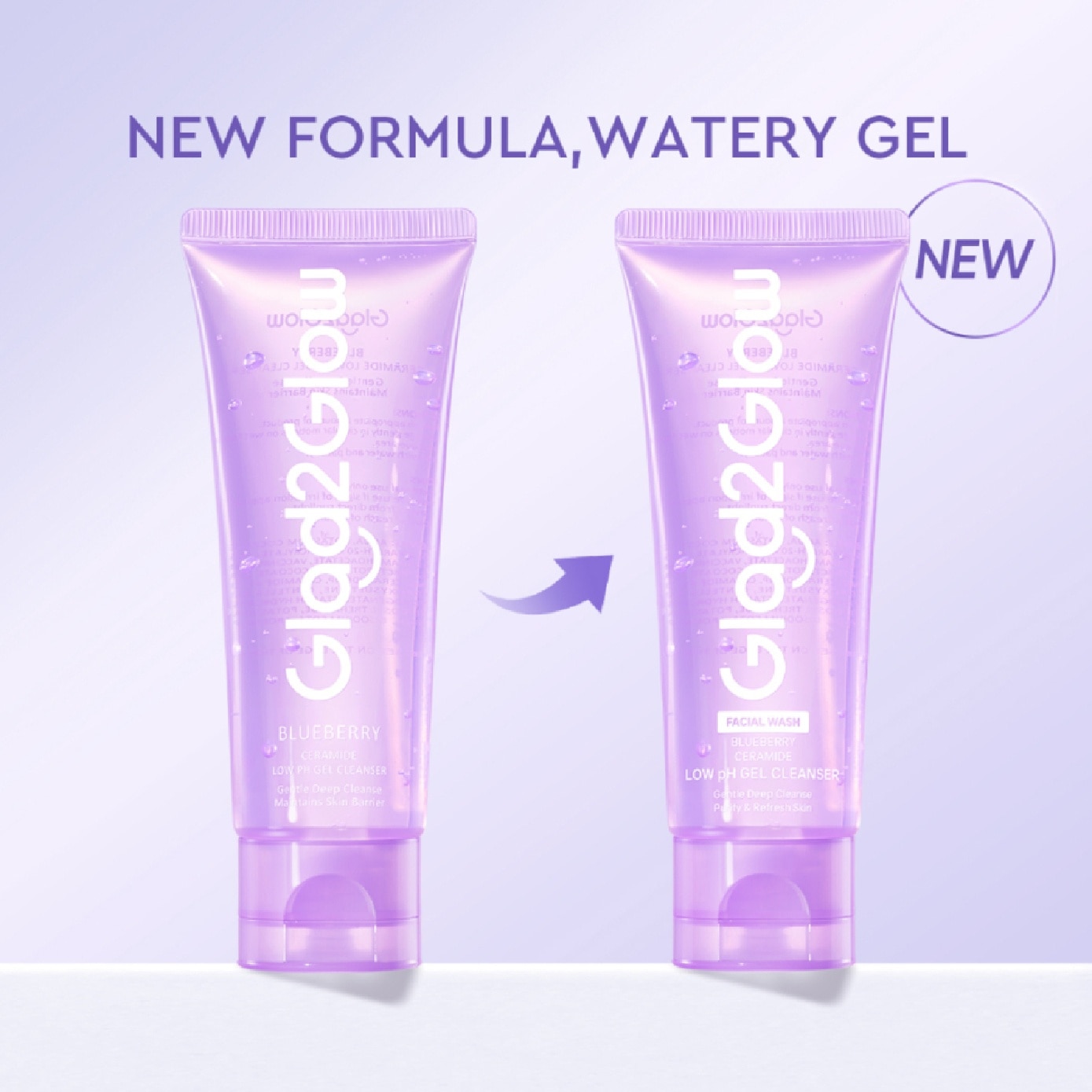 Blueberry Ceramide Low pH Gel Cleanser 70ml image