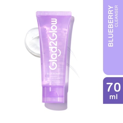 GLAD2GLOW - Blueberry Ceramide Low pH Gel Cleanser 70ml image