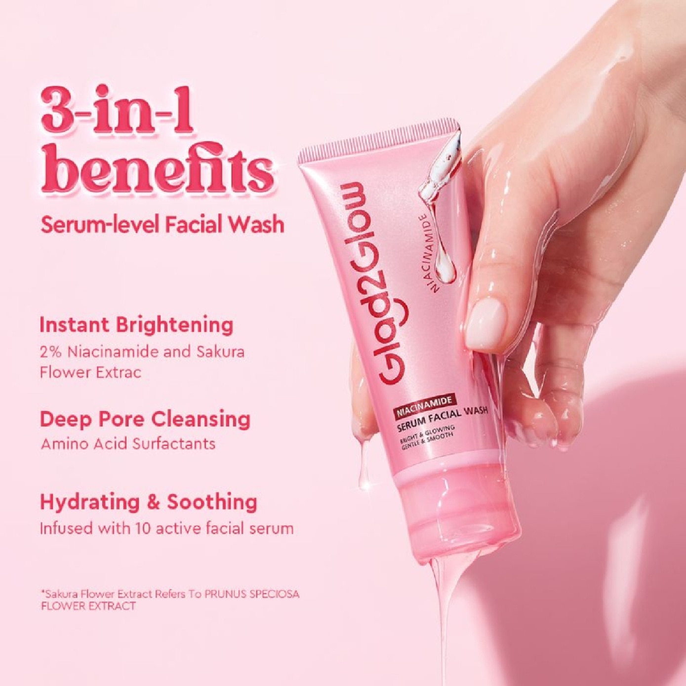 Niacinamide Serum Facial Wash 70ml image