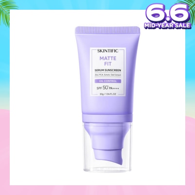 SKINTIFIC Matte Fit Oil Control Serum Sunscreen SPF 50+ PA++++ 30g