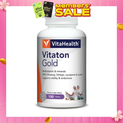 VITAHEALTH Vitaton Gold Multivitamins & Minerals Tablet (For Support Vitality & Endurance) 150s