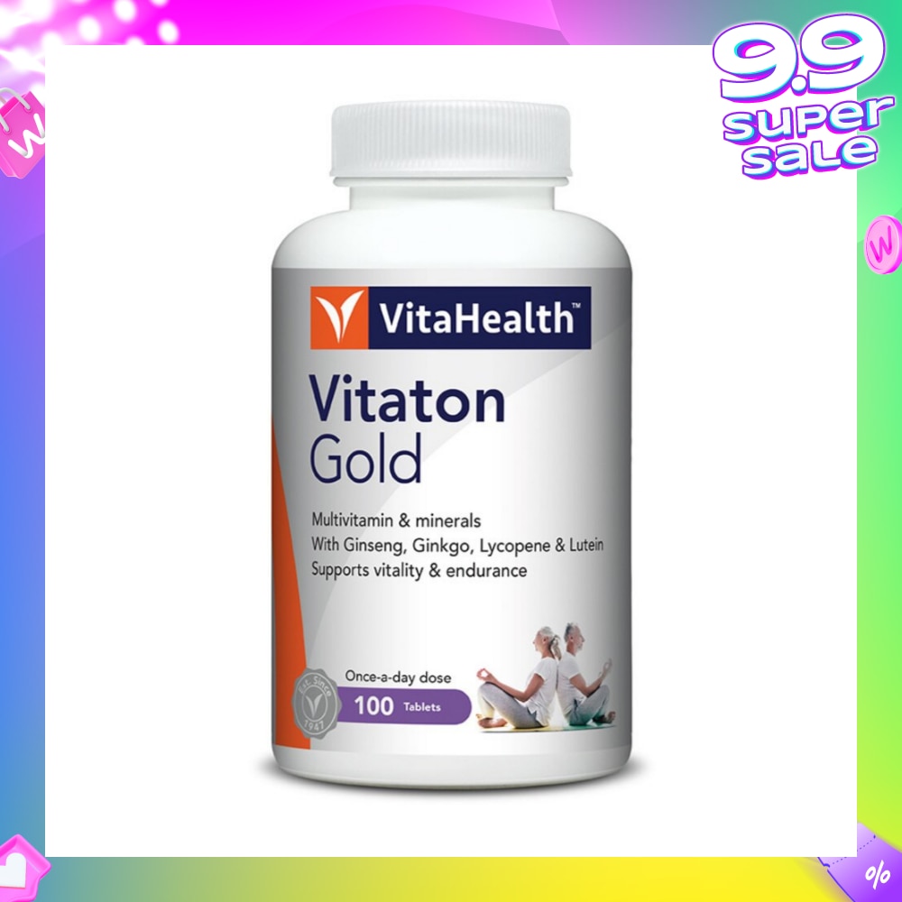 Vitaton Gold Multivitamins & Minerals Tablet (For Support Vitality & Endurance) 150s