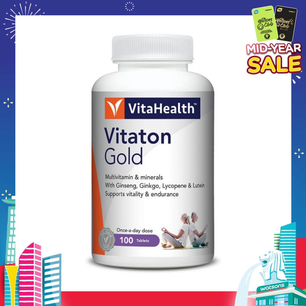 Vitaton Gold Multivitamins & Minerals Tablet (For Support Vitality & Endurance) 150s