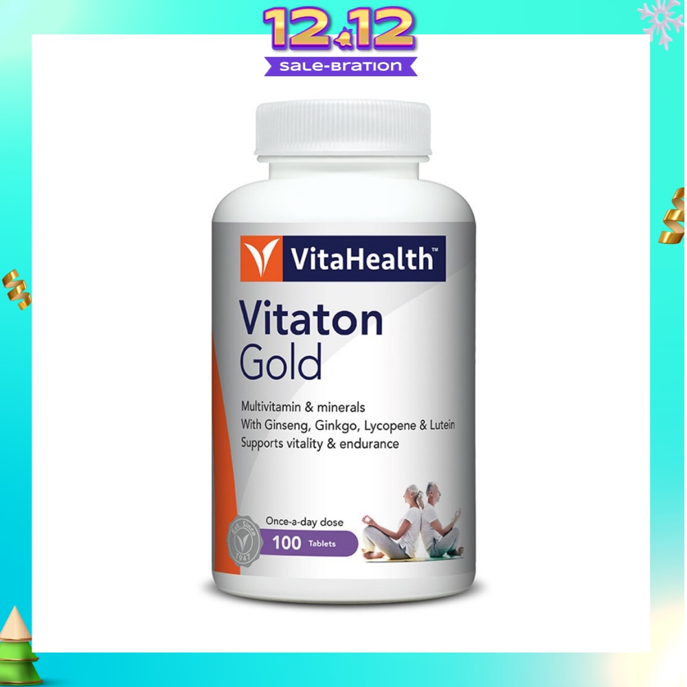 Vitaton Gold Multivitamins & Minerals Tablet (For Support Vitality & Endurance) 150s