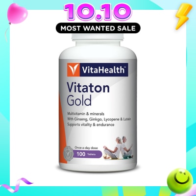 VITAHEALTH Vitaton Gold Multivitamins & Minerals Tablet (For Support Vitality & Endurance) 150s image