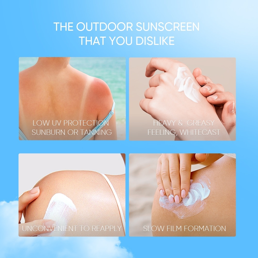 Outdoor Sunscreen Spray SPF 50+ PA++++ (Ice Cooling & Multi Sun Protection) 250ml