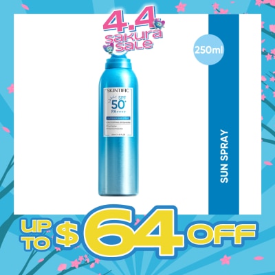 SKINTIFIC - Outdoor Sunscreen Spray SPF 50+ PA++++ (Ice Cooling & Multi Sun Protection) 250ml