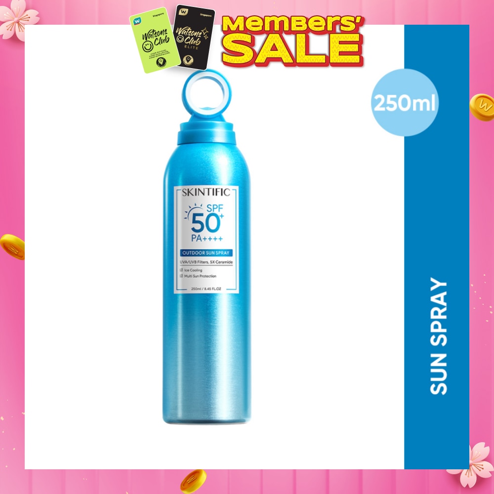 Outdoor Sunscreen Spray SPF 50+ PA++++ (Ice Cooling & Multi Sun Protection) 250ml