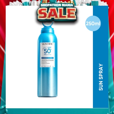 SKINTIFIC - Outdoor Sunscreen Spray SPF 50+ PA++++ (Ice Cooling & Multi Sun Protection) 250ml