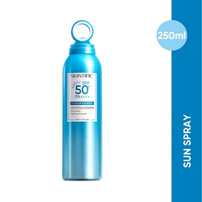 SKINTIFIC Outdoor Sunscreen Spray SPF 50+ PA++++ (Ice Cooling & Multi Sun Protection) 250ml