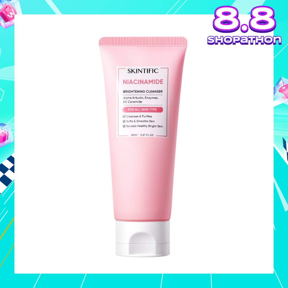 Niacinamide Brightening Cleanser (For Cleanses & Purifies, Softs, Smooths Skin & Reveals Healthy Bright Skin) 80ml