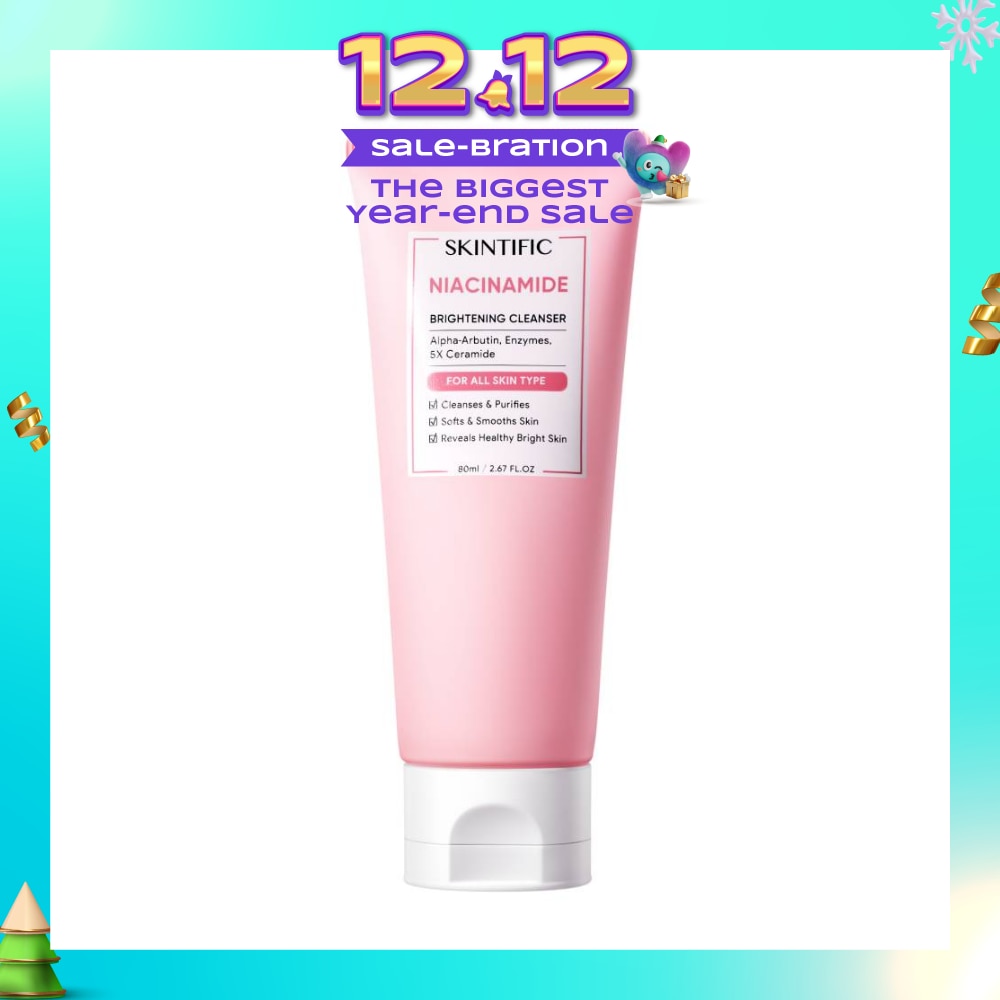 Niacinamide Brightening Cleanser (For Cleanses & Purifies, Softs, Smooths Skin & Reveals Healthy Bright Skin) 80ml