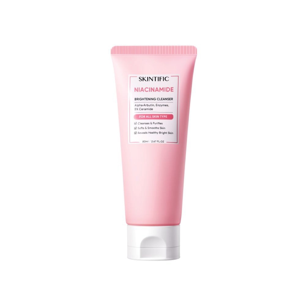 Niacinamide Brightening Cleanser (For Cleanses & Purifies, Softs, Smooths Skin & Reveals Healthy Bright Skin) 80ml