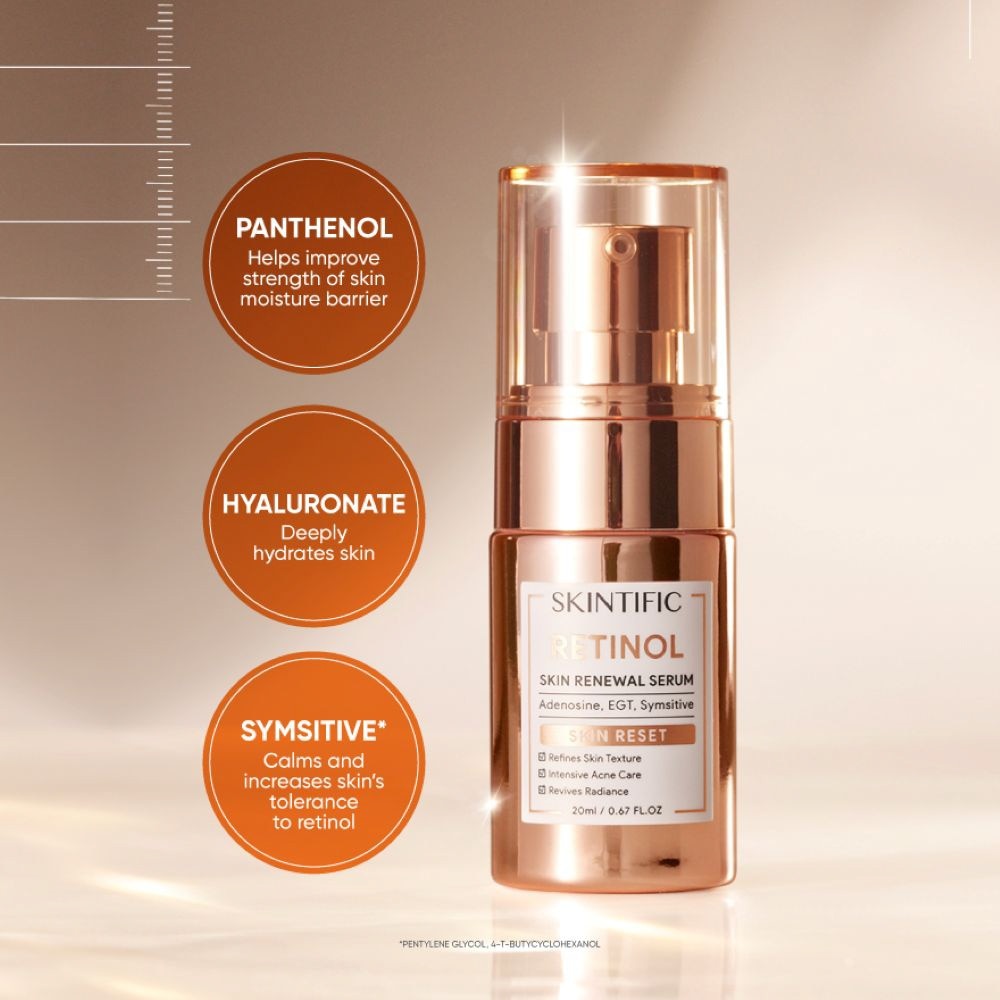 Retinol Skin Renewal Serum (To Refines Skin Texture, Intensive Acne Care & Revives Radiance) 20ml