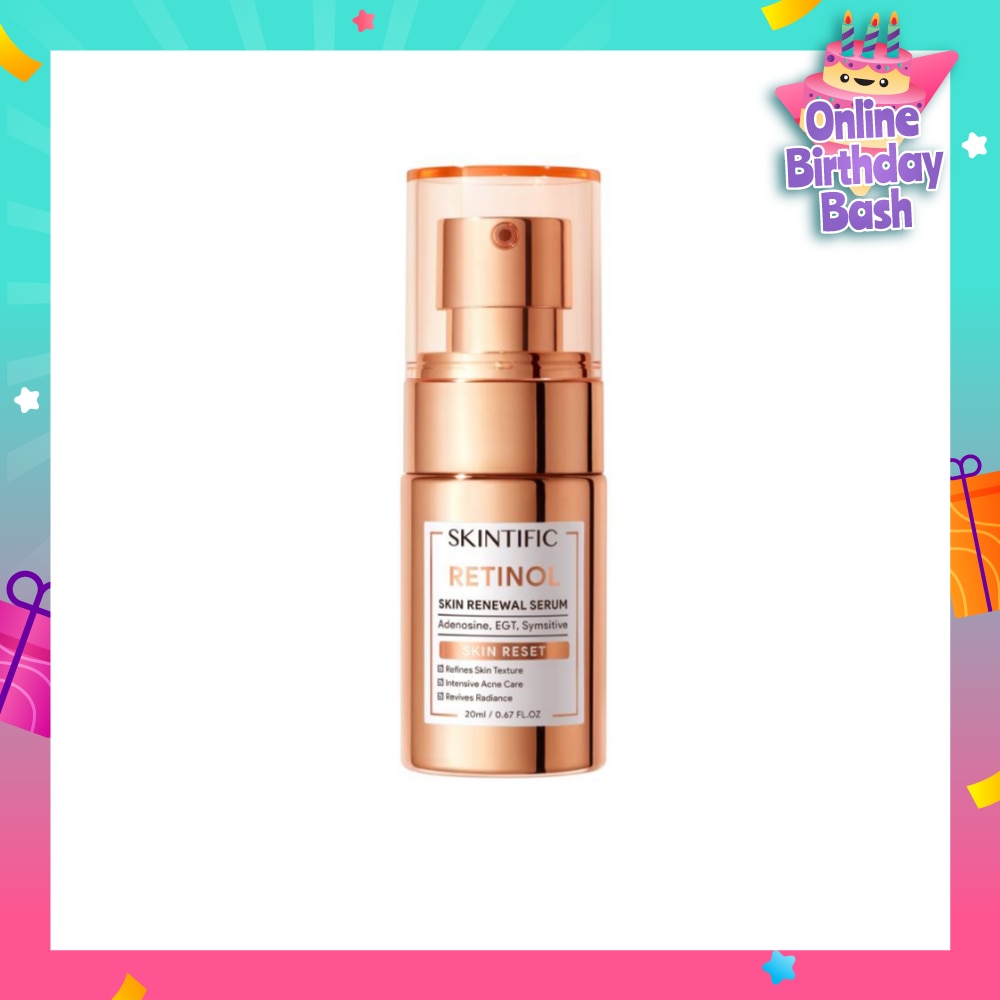 Retinol Skin Renewal Serum (To Refines Skin Texture, Intensive Acne Care & Revives Radiance) 20ml