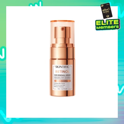 SKINTIFIC Retinol Skin Renewal Serum (To Refines Skin Texture, Intensive Acne Care & Revives Radiance) 20ml