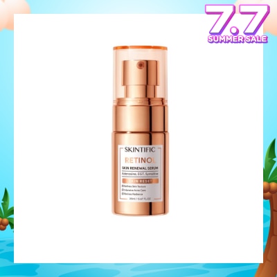 SKINTIFIC Retinol Skin Renewal Serum (To Refines Skin Texture, Intensive Acne Care & Revives Radiance) 20ml