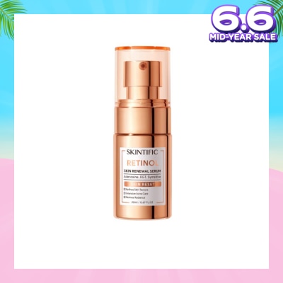 SKINTIFIC Retinol Skin Renewal Serum (To Refines Skin Texture, Intensive Acne Care & Revives Radiance) 20ml