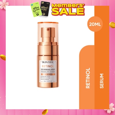 SKINTIFIC Retinol Skin Renewal Serum (To Refines Skin Texture, Intensive Acne Care & Revives Radiance) 20ml