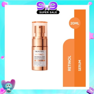 SKINTIFIC - Retinol Skin Renewal Serum (To Refines Skin Texture, Intensive Acne Care & Revives Radiance) 20ml image