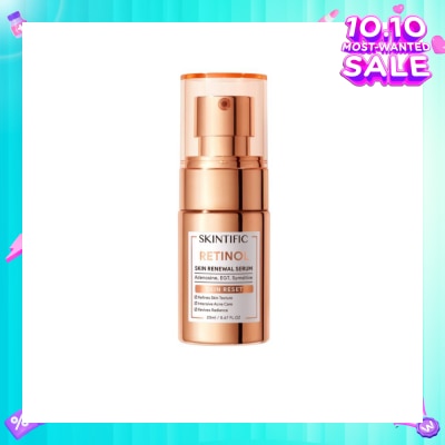 SKINTIFIC Retinol Skin Renewal Serum (To Refines Skin Texture, Intensive Acne Care & Revives Radiance) 20ml
