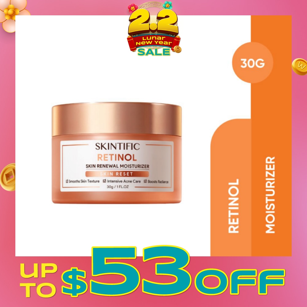 Retinol Skin Renewal Moisturizer (To Smooth Skin Texture, Intensive Acne Care & Boosts Radiance) 30g