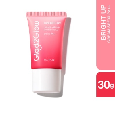 GLAD2GLOW - Bright Up! Lychee Vitamin Water Cream SPF 30 PA++ 30g image