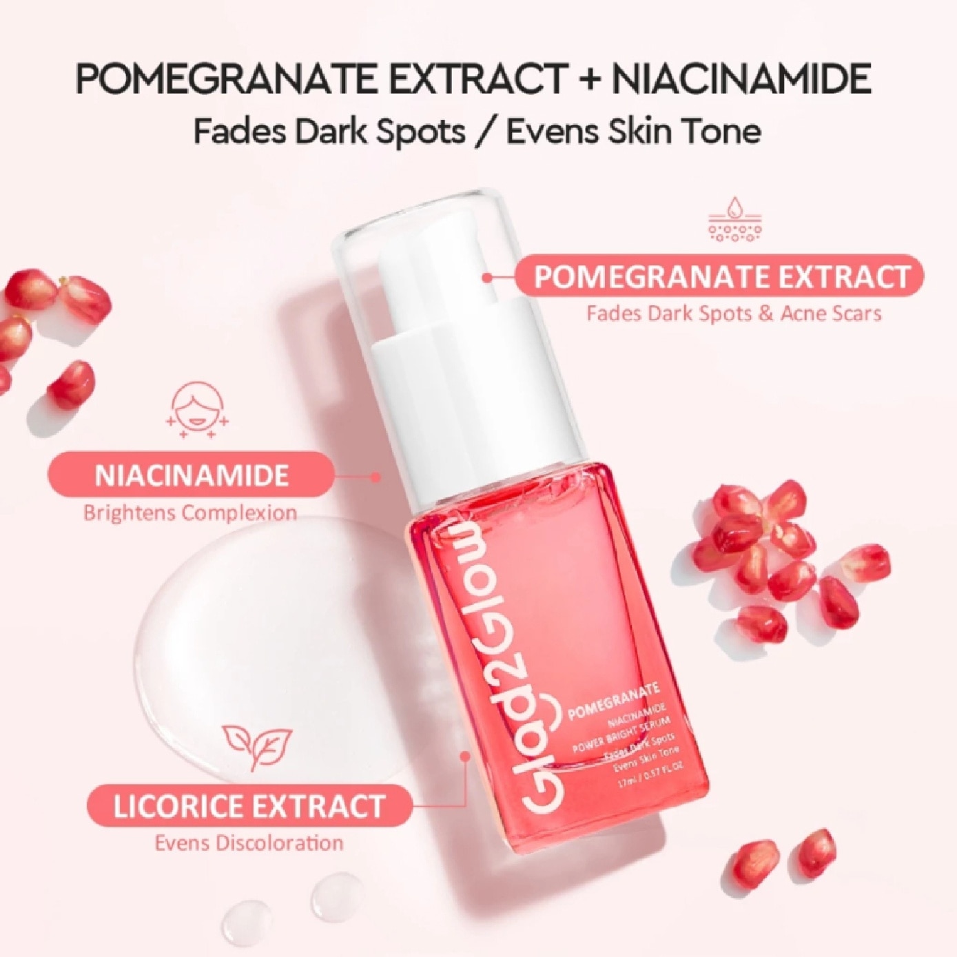 Pomegranate + Niacinamide Power Bright Serum 17ml image