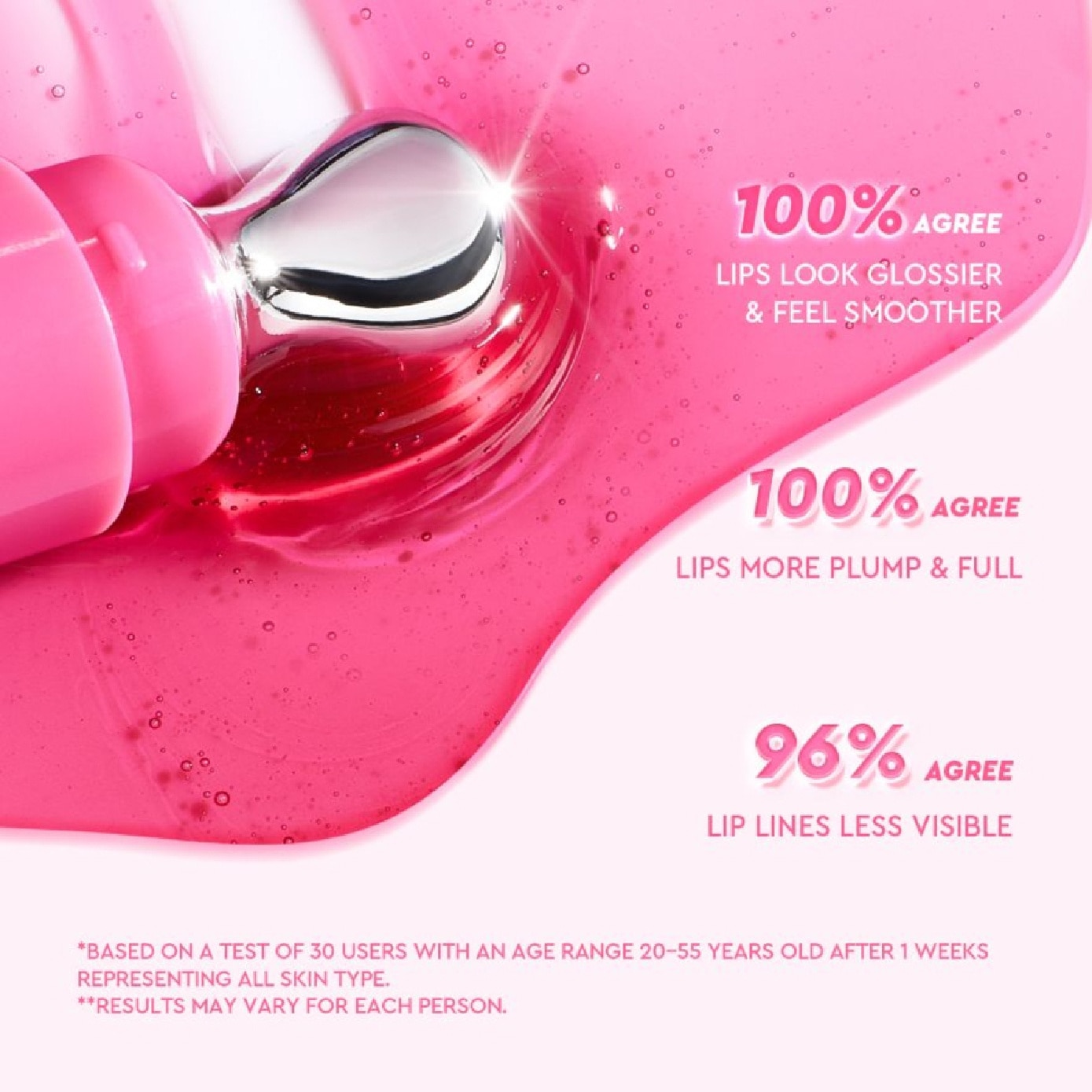 Brightening Charm Lip Serum #01 Strawberry Glaze 7g image