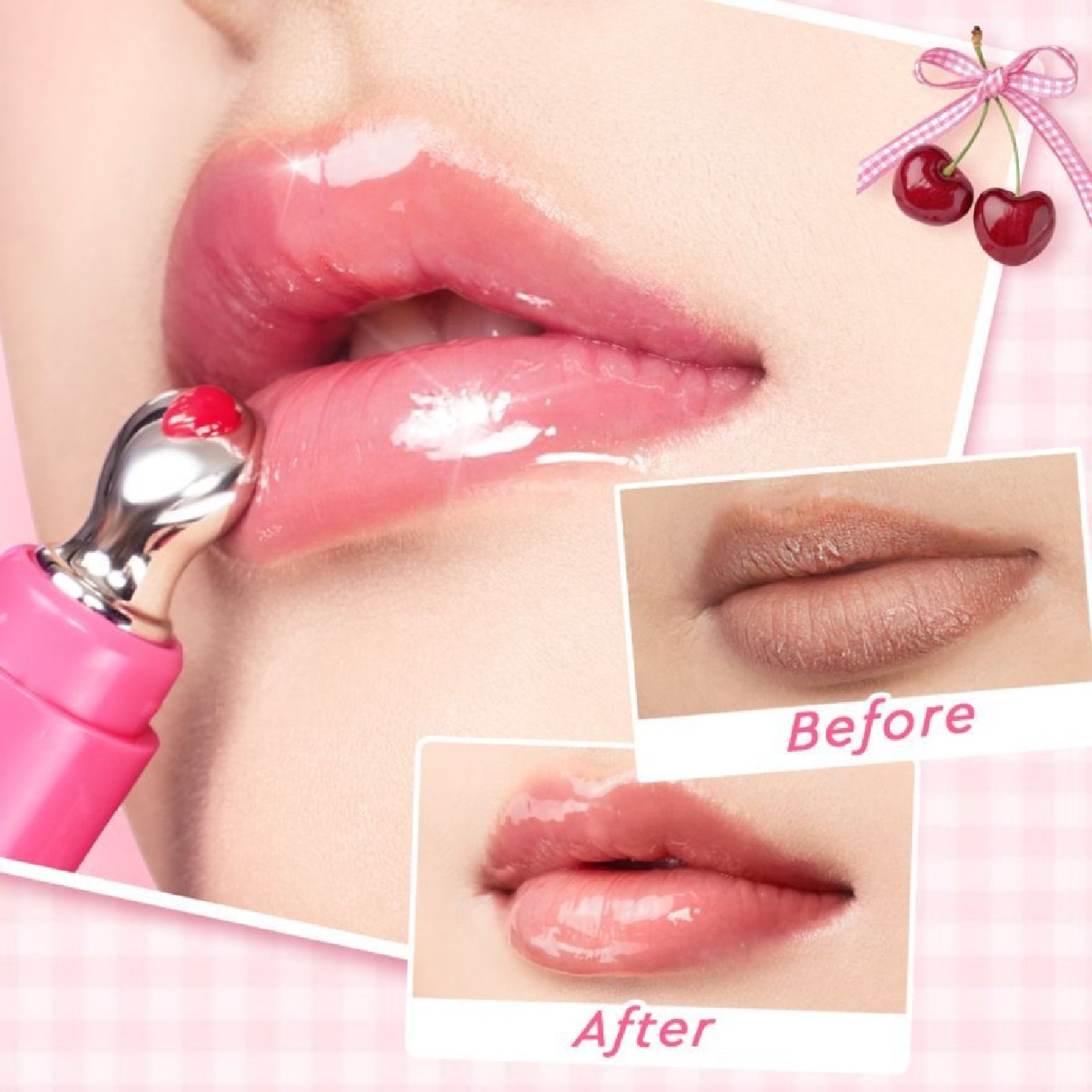 Brightening Charm Lip Serum #01 Strawberry Glaze 7g image