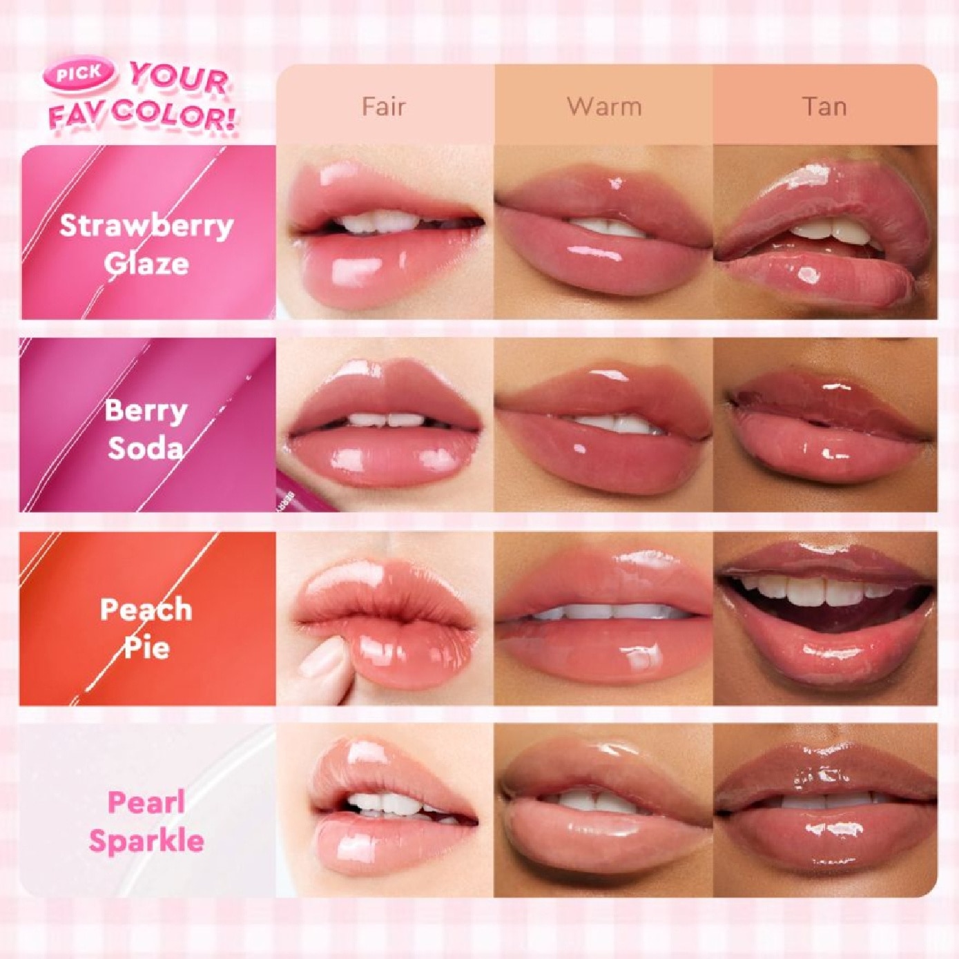 Brightening Charm Lip Serum #01 Strawberry Glaze 7g image