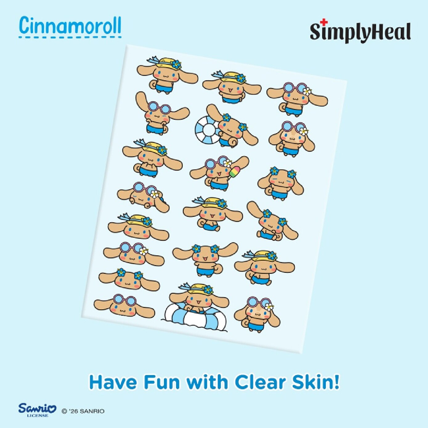 Toasty Cinnamoroll Day & Night Premium Hydrocolloid Acne Patch 20s image